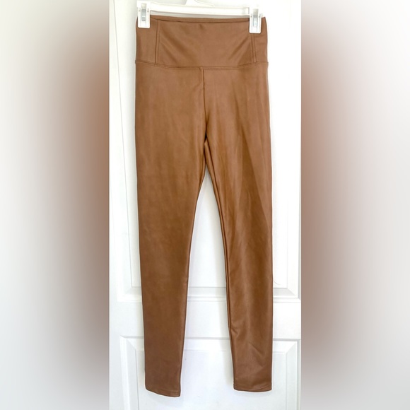 Bagatelle.NYC Brown Imitation Leather Leggings // size XS - Picture 1 of 3
